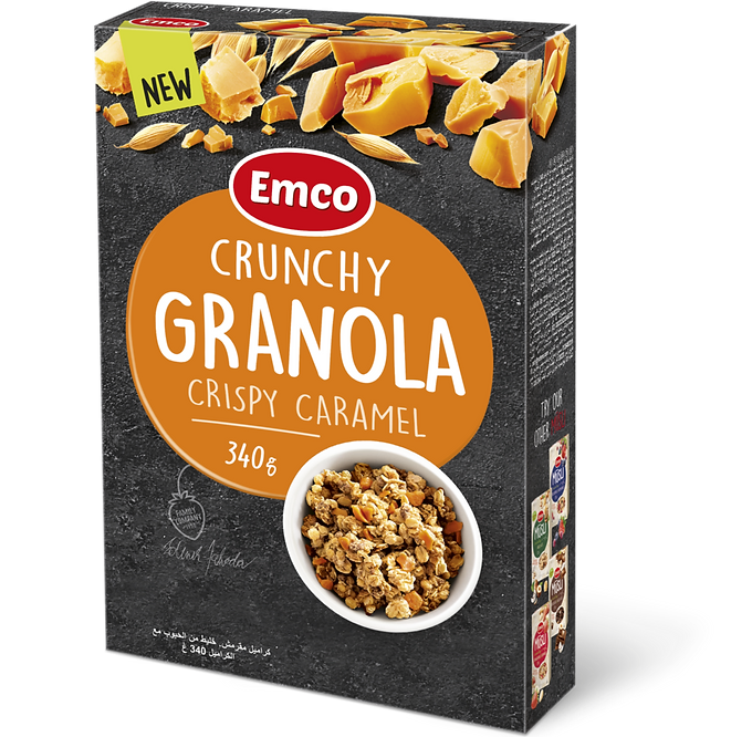 Crispy Caramel Granola