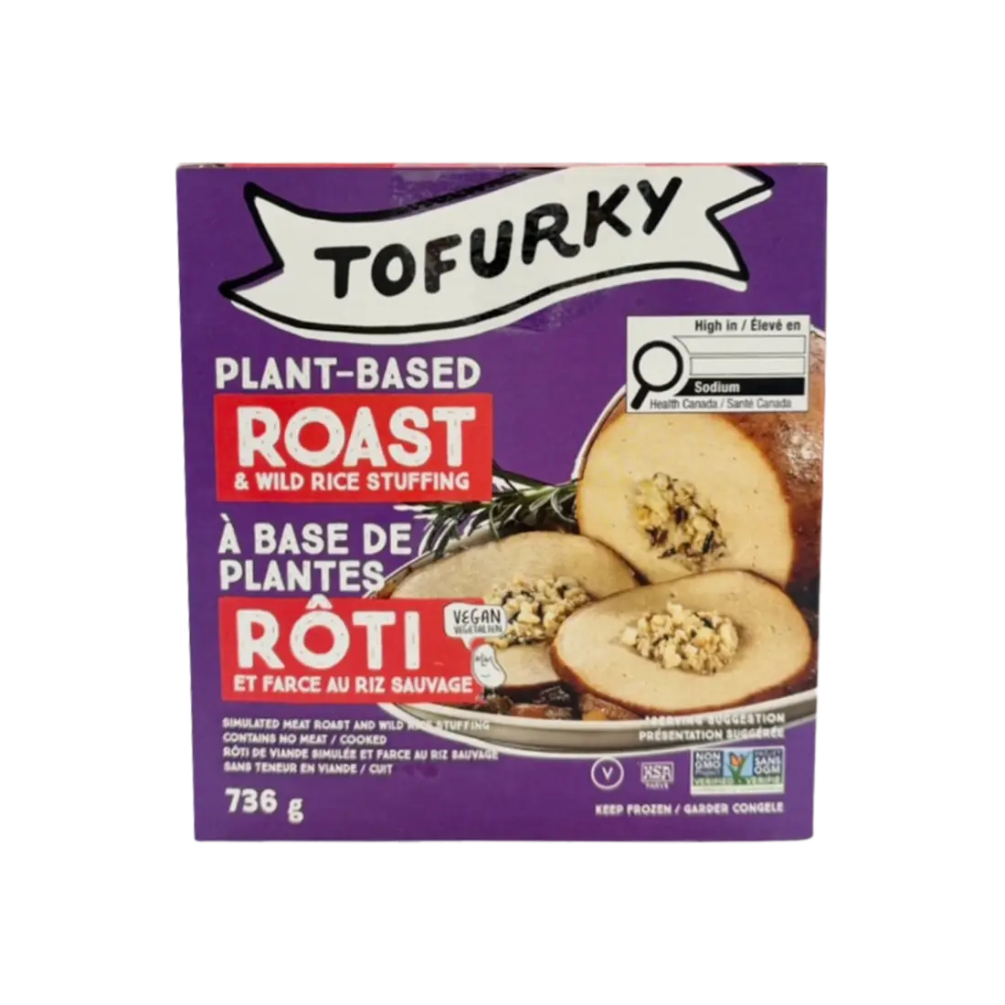 Plant Based Roast with Wild Rice Stuffing